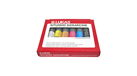 Lukas Studio Gouache 6x20ml Set K64880000 Top Angle