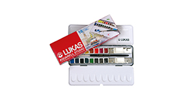 Lukas Aquarell Studio 16HP Tin Set K67420000 Content