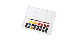 Lukas Aquarell Studio Travel Set 24HP Set K68560000 Content