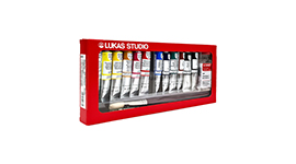 Lukas Studio Oil 12x20ml+Medium Set K64720000 Angle