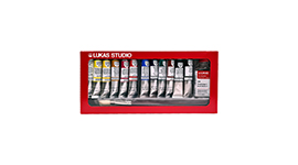 Lukas Studio Oil 12x20ml+Medium Set K64720000 Front