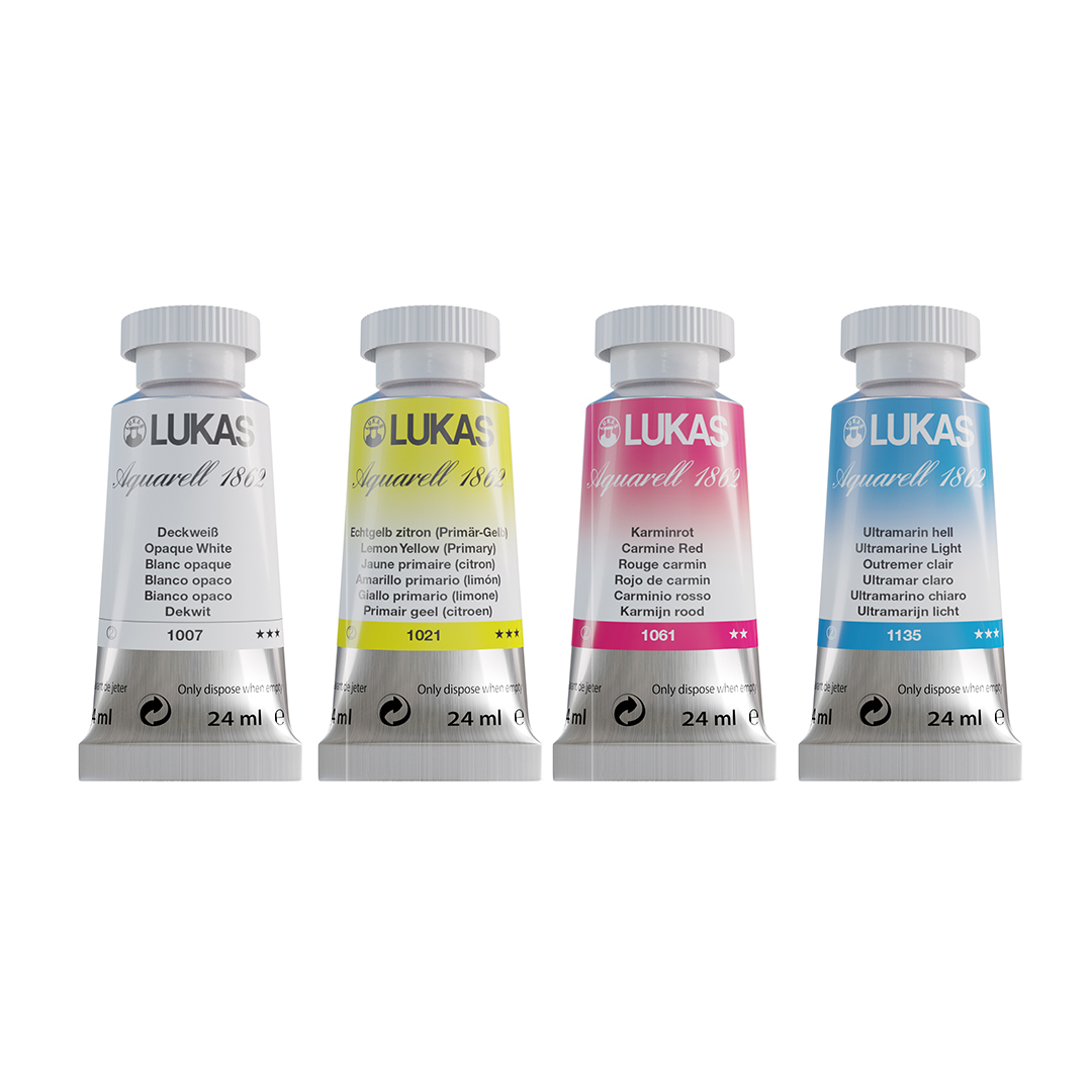 Lukas 1862 Aquarell 24ml tubes