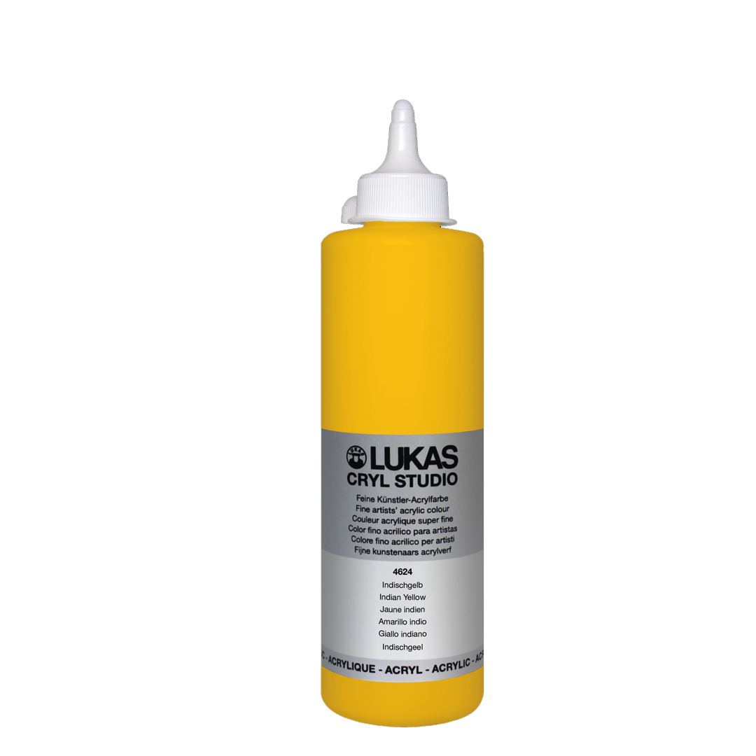 LUKAS CRYL Studio Acrylic - Metallic Silver, 125ml Tube