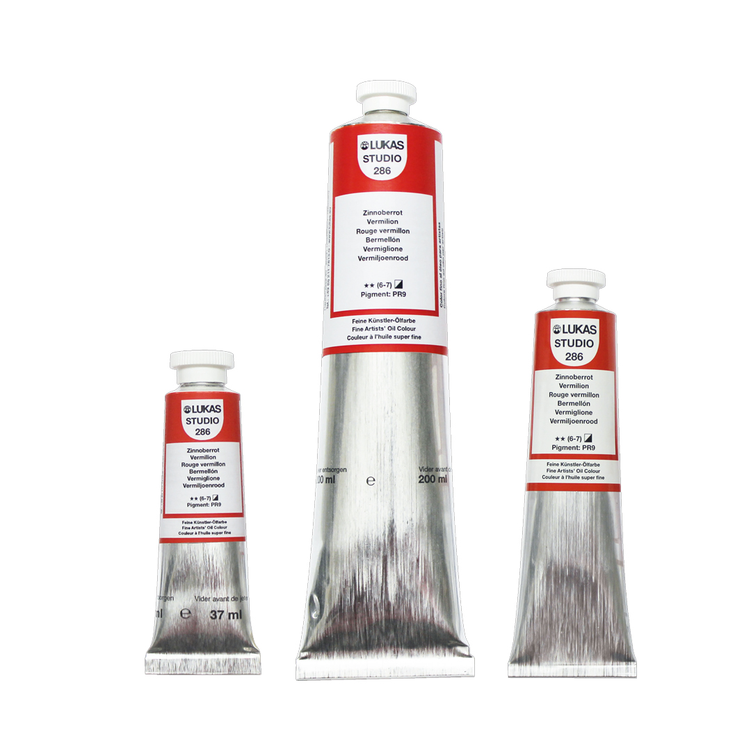 Lukas Studio Oil tubes 37ml, 75ml and 200ml Side