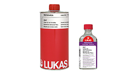 Lukas Solvent for old varnish films group side